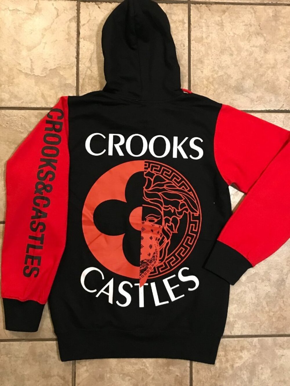 Men's Crooks & Castles Pullover Hoodie -Size S